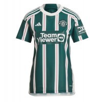 Manchester United Jadon Sancho #25 Replica Away Shirt Ladies 2023-24 Short Sleeve